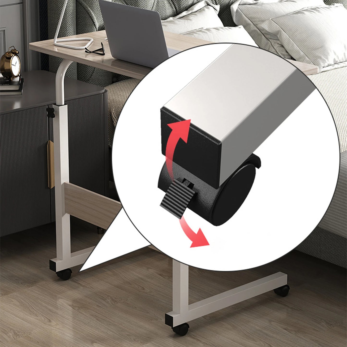 Bureau Mobile et Réglable - Idéal pour le Travail et les Loisirs